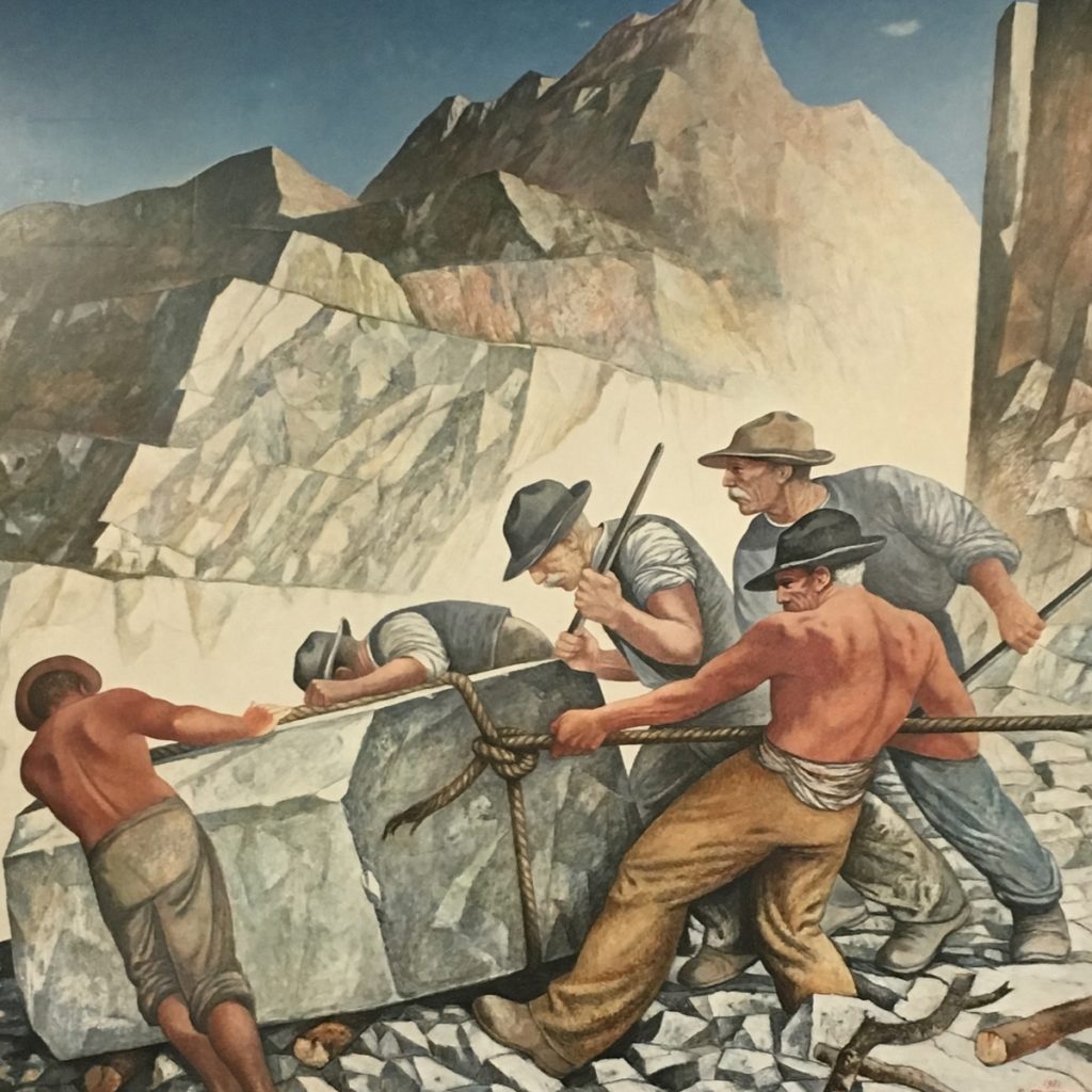 Arbeitsoberflächen für die Küche aus Carrara-Marmor - Granitop